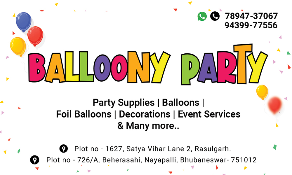 Cover photo of Balloony Party - Flower Decoration in Bhubaneswar